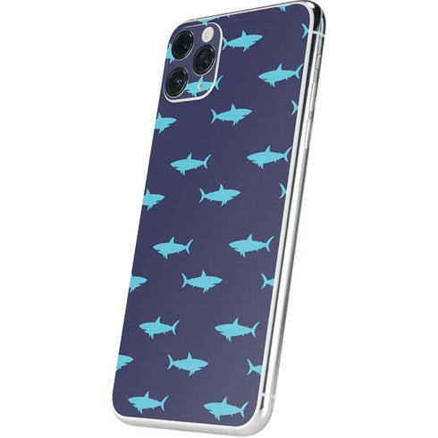 Shark Print iPhone 11 Pro Max Skin