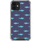 Shark Print iPhone 12 Clear Case