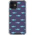 Shark Print iPhone 12 Clear Case