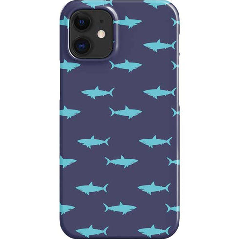 Shark Print iPhone 12 Mini Lite Case