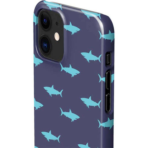 Shark Print iPhone 12 Mini Lite Case