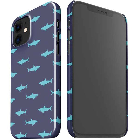 Shark Print iPhone 12 Mini Lite Case