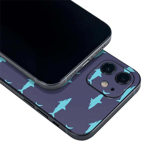 Shark Print iPhone 12 Mini Skin