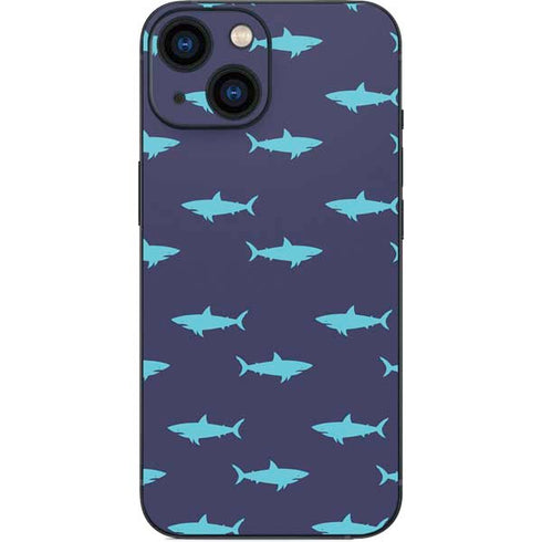 Shark Print iPhone 13 Mini Skin