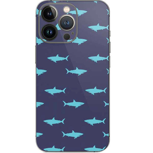 Shark Print iPhone 13 Pro Skin