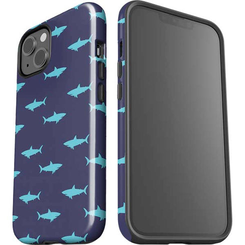 Shark Print iPhone 15 Impact Case