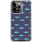 Shark Print iPhone 15 Pro Clear Case