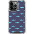 Shark Print iPhone 15 Pro Clear Case