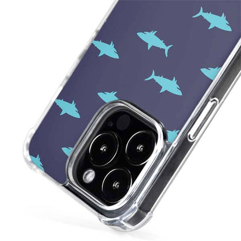 Shark Print iPhone 15 Pro Max MagSafe Case