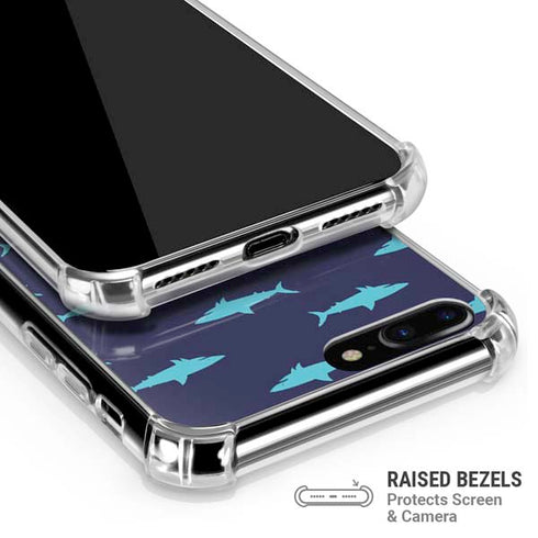 Shark Print iPhone 7/8 Plus Clear Case