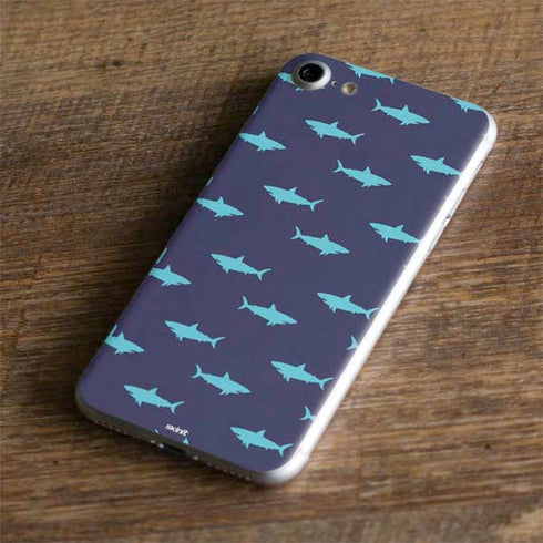 Shark Print iPhone 7 Skin