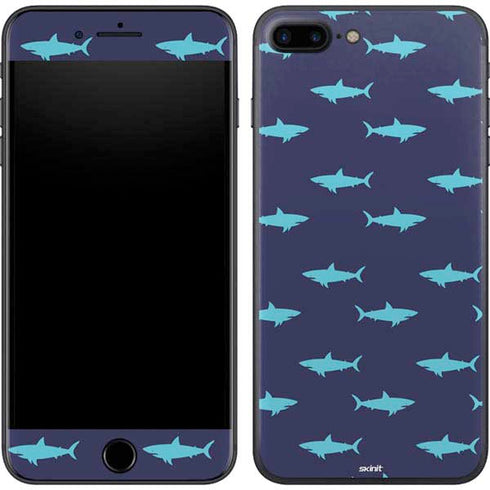 Shark Print iPhone 8 Plus Skin