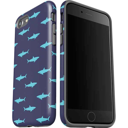 Shark Print iPhone SE (2nd & 3rd Gen) Pro Case