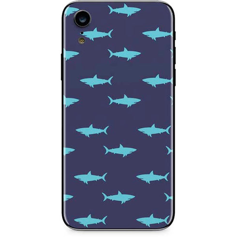 Shark Print iPhone XR Skin