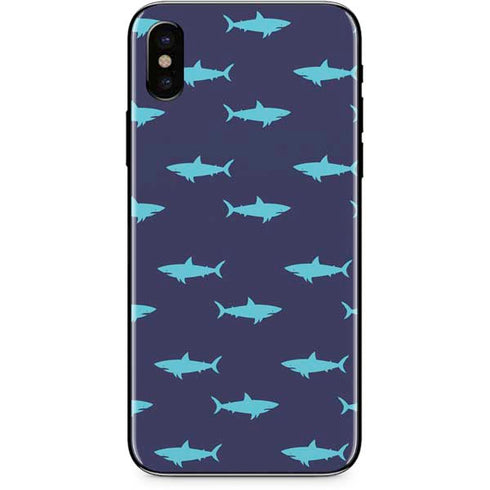 Shark Print iPhone XS Max Skin