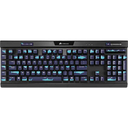 Shark Print K95 RGB PLATINUM Mechanical Gaming Keyboard Skin