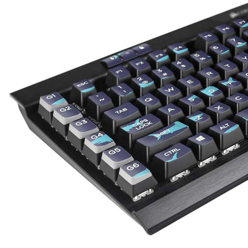 Shark Print K95 RGB PLATINUM Mechanical Gaming Keyboard Skin