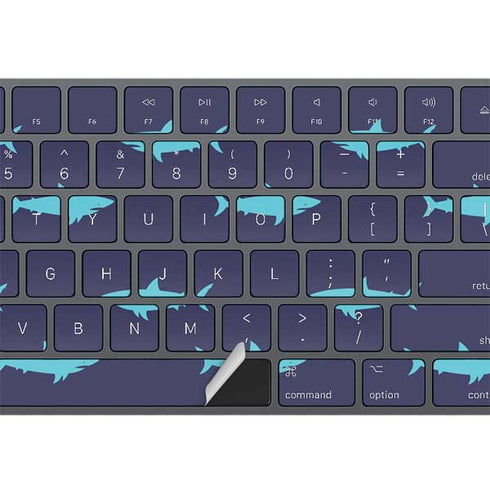 Shark Print Magic Keyboard with Numeric Keypad Skin