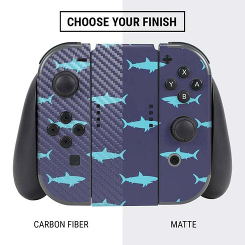 Shark Print Nintendo Switch Bundle Skin
