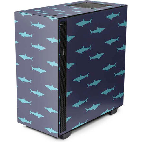 Shark Print NZXT H510 Compact ATX Mid-Tower Case Skin