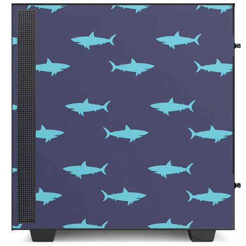 Shark Print NZXT H510 Compact ATX Mid-Tower Case Skin