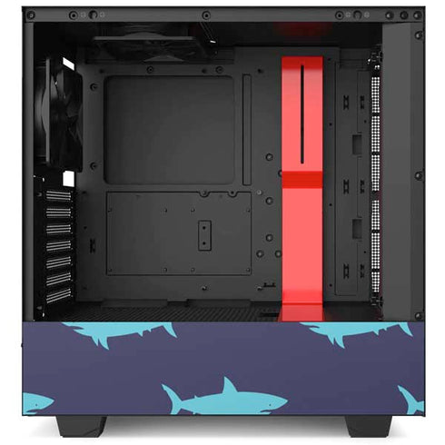 Shark Print NZXT H510 Compact ATX Mid-Tower Case Skin