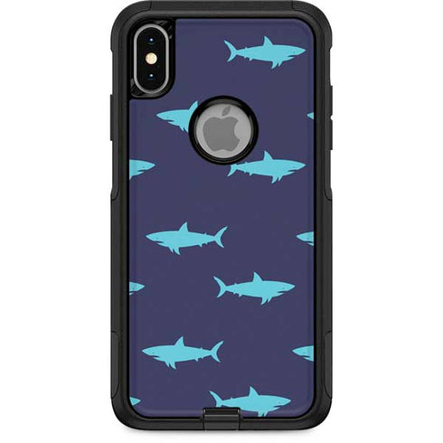 Shark Print Otterbox Commuter iPhone Skin