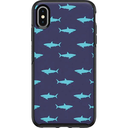 Shark Print Otterbox Symmetry iPhone Skin