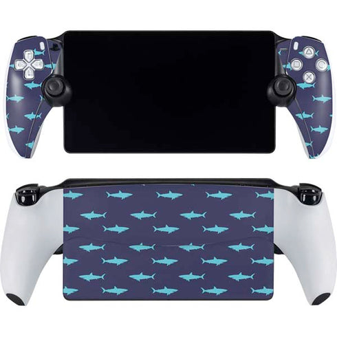 Shark Print PlayStation Portal Remote Player Skin