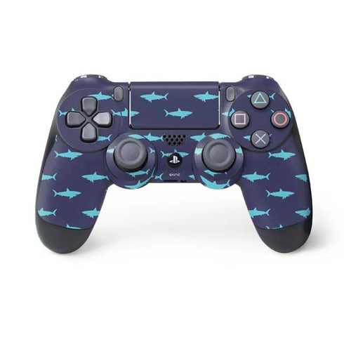 Shark Print PS4 Controller Skin