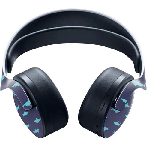 Shark Print PULSE 3D Wireless Headset for PS5 Skin