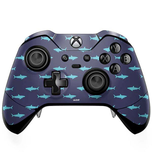 Shark Print Xbox One Elite Controller Skin