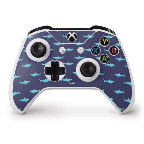 Shark Print Xbox One S Controller Skin