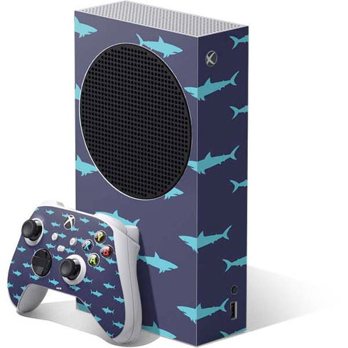 Shark Print Xbox Series S Bundle Skin