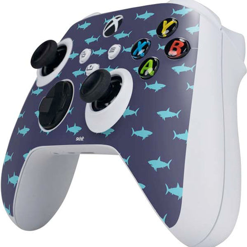 Shark Print Xbox Series S Controller Skin