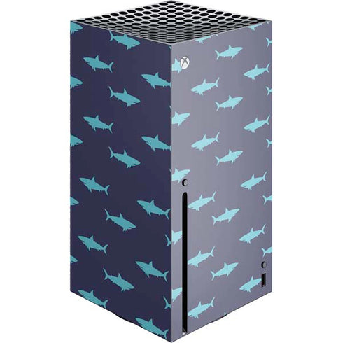 Shark Print Xbox Series X Console Skin