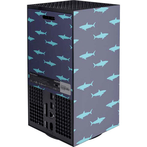 Shark Print Xbox Series X Console Skin