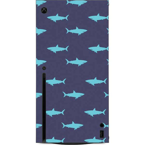 Shark Print Xbox Series X Console Skin