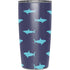 Shark Print Yeti 20oz Tumbler Skin