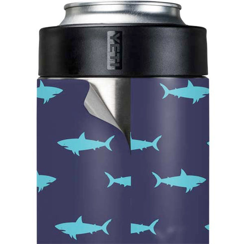 Shark Print Yeti Colster Can Insulator Skin