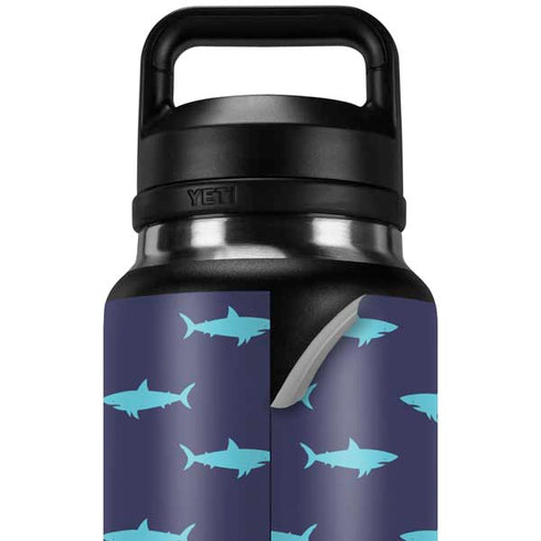 Shark Print YETI Rambler 36oz Bottle Skin