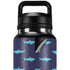 Shark Print YETI Rambler 36oz Bottle Skin