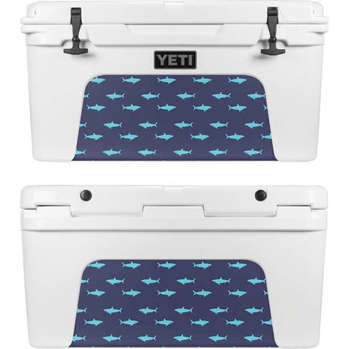 Shark Print YETI Tundra 65 Hard Cooler Skin