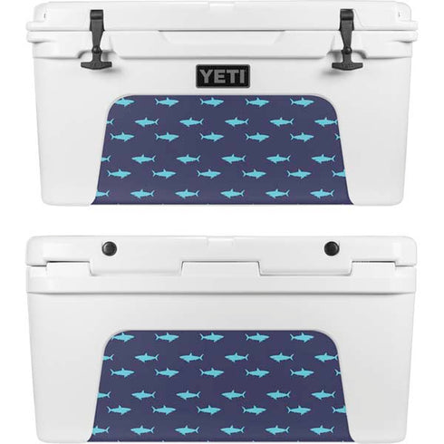 Shark Print YETI Tundra 75 Hard Cooler Skin