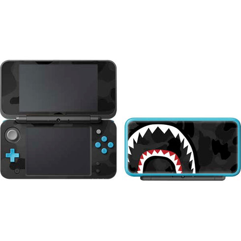 Shark Teeth Grey Street Camo Nintendo 2DS XL (2017) Skin