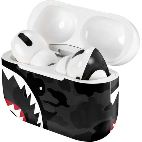 Shark Teeth Grey Street Camo Apple AirPods Pro Skin