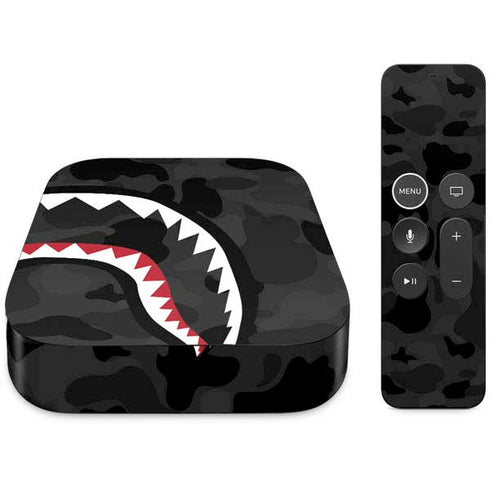 Shark Teeth Grey Street Camo Apple TV Skin