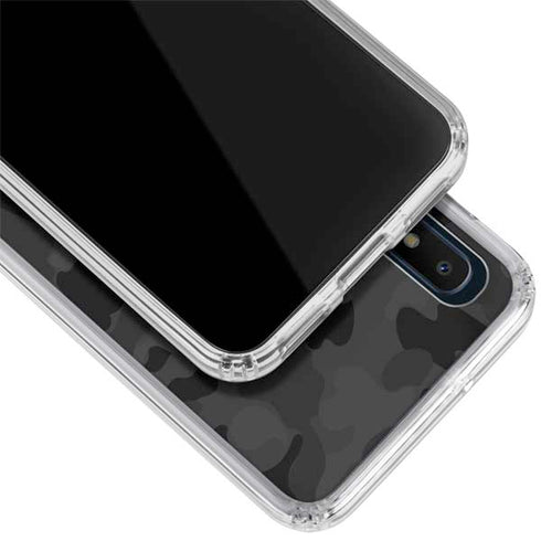 Shark Teeth Grey Street Camo Galaxy A10e Clear Case