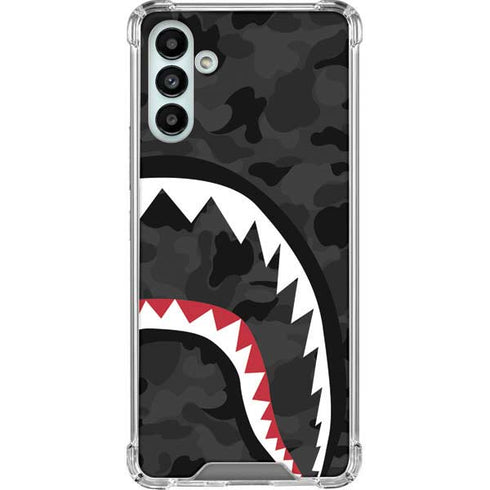 Shark Teeth Grey Street Camo Galaxy A13 5G Clear Case