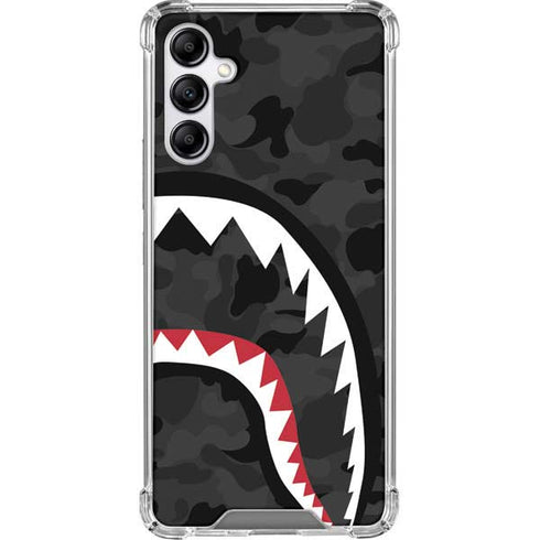 Shark Teeth Grey Street Camo Galaxy A14 5G Clear Case